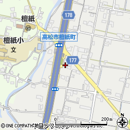株式会社ケアコム　高松営業所周辺の地図