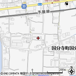 香川県高松市国分寺町国分874-12周辺の地図