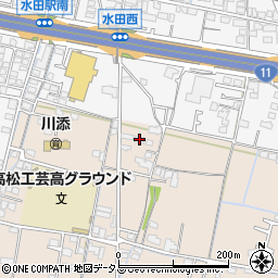 香川県高松市下田井町34-1周辺の地図