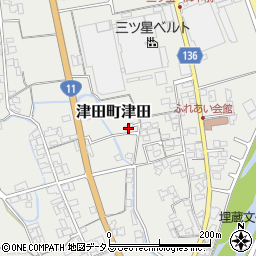香川県さぬき市津田町津田2571-13周辺の地図