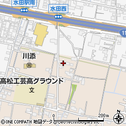 香川県高松市下田井町38周辺の地図