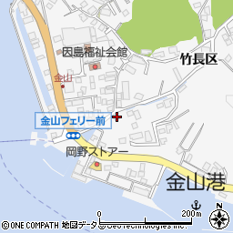 広島県尾道市因島田熊町竹長区4334周辺の地図