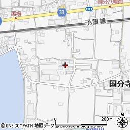香川県高松市国分寺町国分886周辺の地図