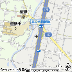 香川県高松市檀紙町773周辺の地図