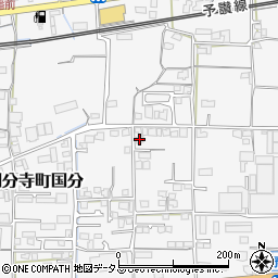 香川県高松市国分寺町国分493周辺の地図