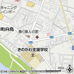 和歌山県橋本市高野口町向島51周辺の地図