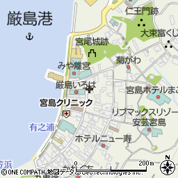 茶和々　宮島店周辺の地図
