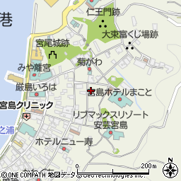 広島県廿日市市宮島町673周辺の地図