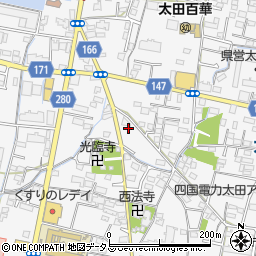 香川県高松市太田上町888周辺の地図