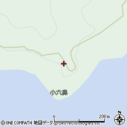 六島灯台周辺の地図