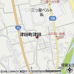 香川県さぬき市津田町津田2571-214周辺の地図