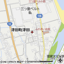 香川県さぬき市津田町津田2571-24周辺の地図