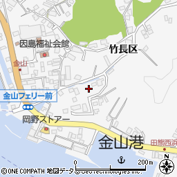 広島県尾道市因島田熊町竹長区4300周辺の地図