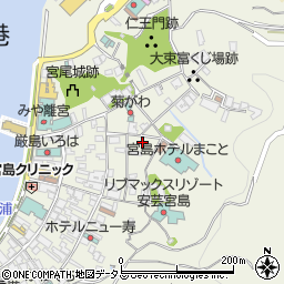 広島県廿日市市宮島町692周辺の地図