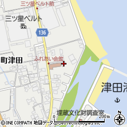 香川県さぬき市津田町津田2571-162周辺の地図