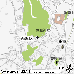広島県尾道市因島田熊町西浜区2325-4周辺の地図