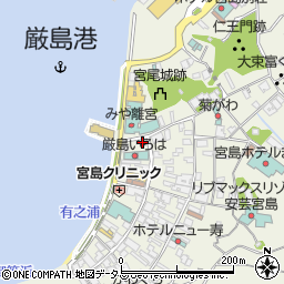 広島県廿日市市宮島町838周辺の地図