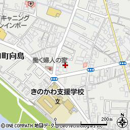 和歌山県橋本市高野口町向島62周辺の地図