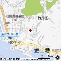 広島県尾道市因島田熊町竹長区4300-1周辺の地図