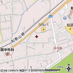 和歌山家庭裁判所妙寺出張所周辺の地図
