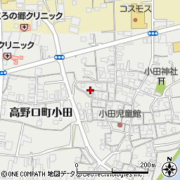 和歌山県橋本市高野口町小田321周辺の地図