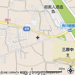 兵庫県南あわじ市榎列西川153周辺の地図