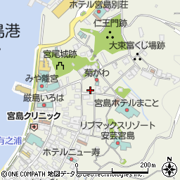 広島県廿日市市宮島町伊勢町676周辺の地図
