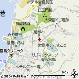 広島県廿日市市宮島町681周辺の地図