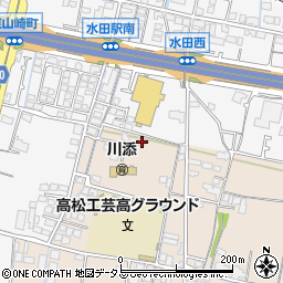香川県高松市下田井町45-2周辺の地図