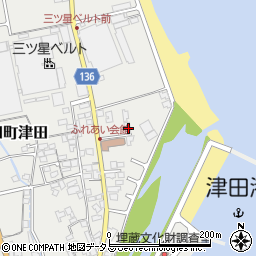 香川県さぬき市津田町津田2571-77周辺の地図