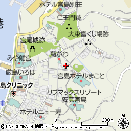 広島県廿日市市宮島町693-1周辺の地図