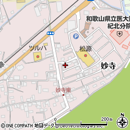 読売センター　妙寺周辺の地図