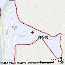 広島県大竹市栗谷町奥谷尻甲周辺の地図