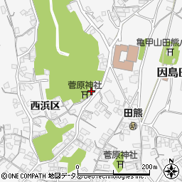 広島県尾道市因島田熊町西浜区2317周辺の地図