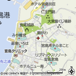 広島県廿日市市宮島町582周辺の地図