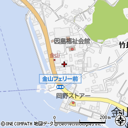 広島県尾道市因島田熊町竹長区4522周辺の地図