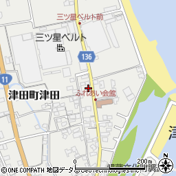 香川県さぬき市津田町津田2571-220周辺の地図