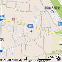 兵庫県南あわじ市榎列西川162周辺の地図