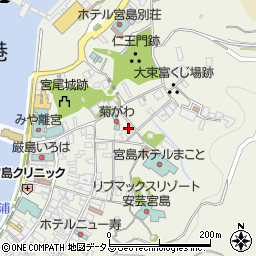 広島県廿日市市宮島町693周辺の地図