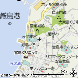 広島県廿日市市宮島町825周辺の地図