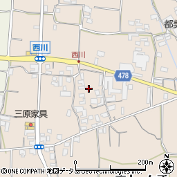 兵庫県南あわじ市榎列西川182周辺の地図