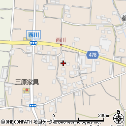 兵庫県南あわじ市榎列西川176周辺の地図