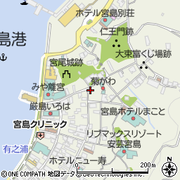 広島県廿日市市宮島町807周辺の地図