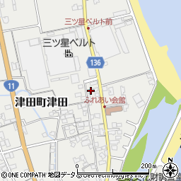 香川県さぬき市津田町津田2571-72周辺の地図