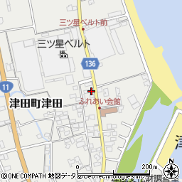 香川県さぬき市津田町津田2571-219周辺の地図