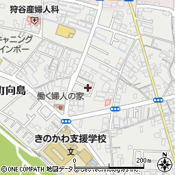 和歌山県橋本市高野口町向島周辺の地図