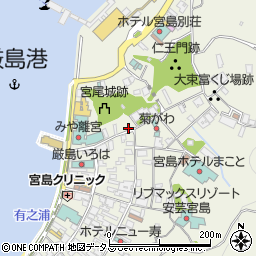広島県廿日市市宮島町809周辺の地図