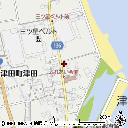 香川県さぬき市津田町津田2571-74周辺の地図