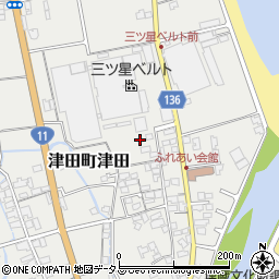 香川県さぬき市津田町津田2571-149周辺の地図