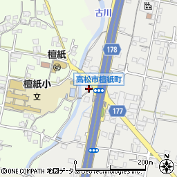 香川県高松市檀紙町795周辺の地図